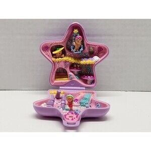 Vintage Bluebird Polly Pocket 1992 Fairy Fantasy Purple Star Near Complete